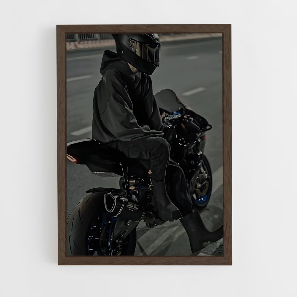 ap-moto-3 cadre Bois foncé