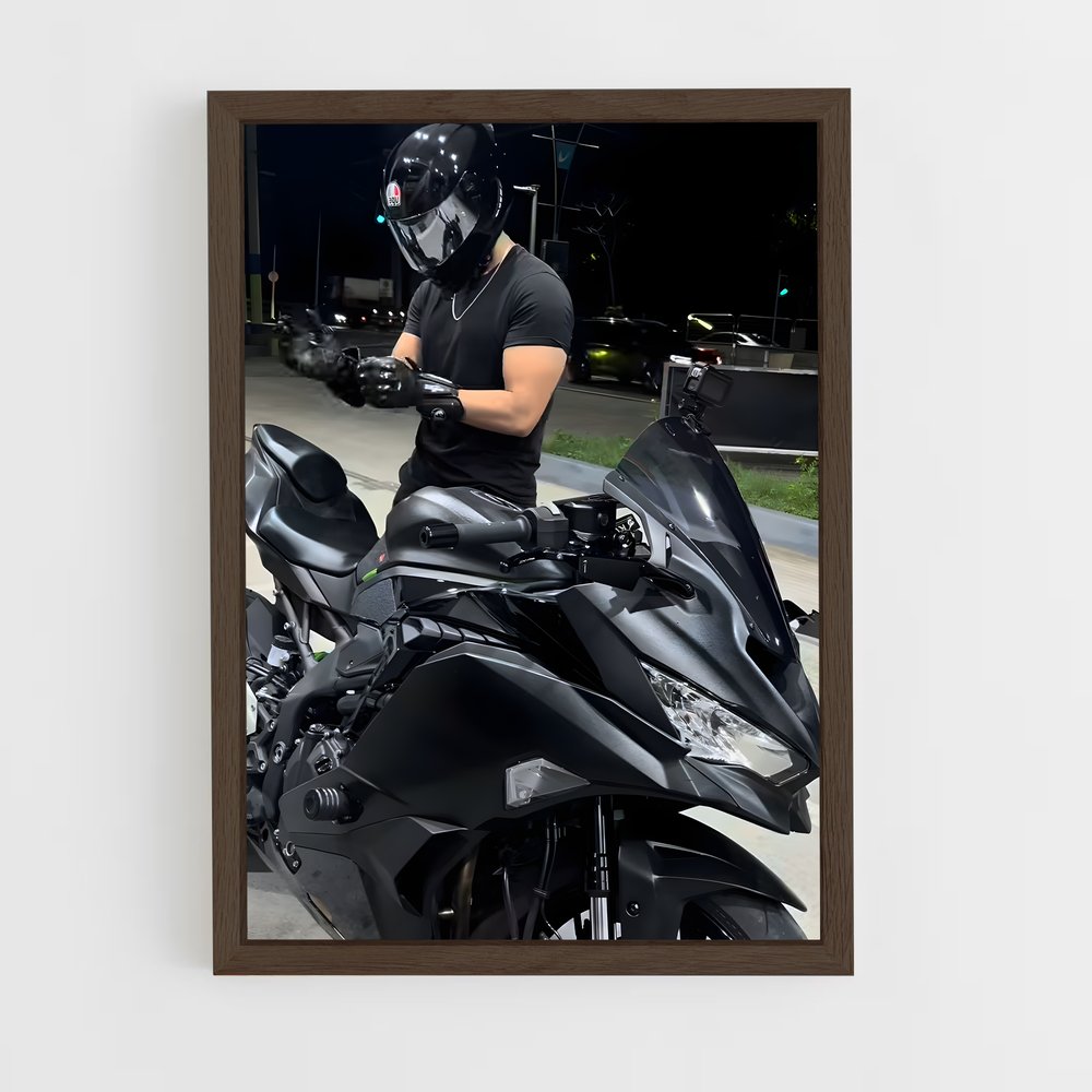 ap-moto-5 cadre Bois foncé