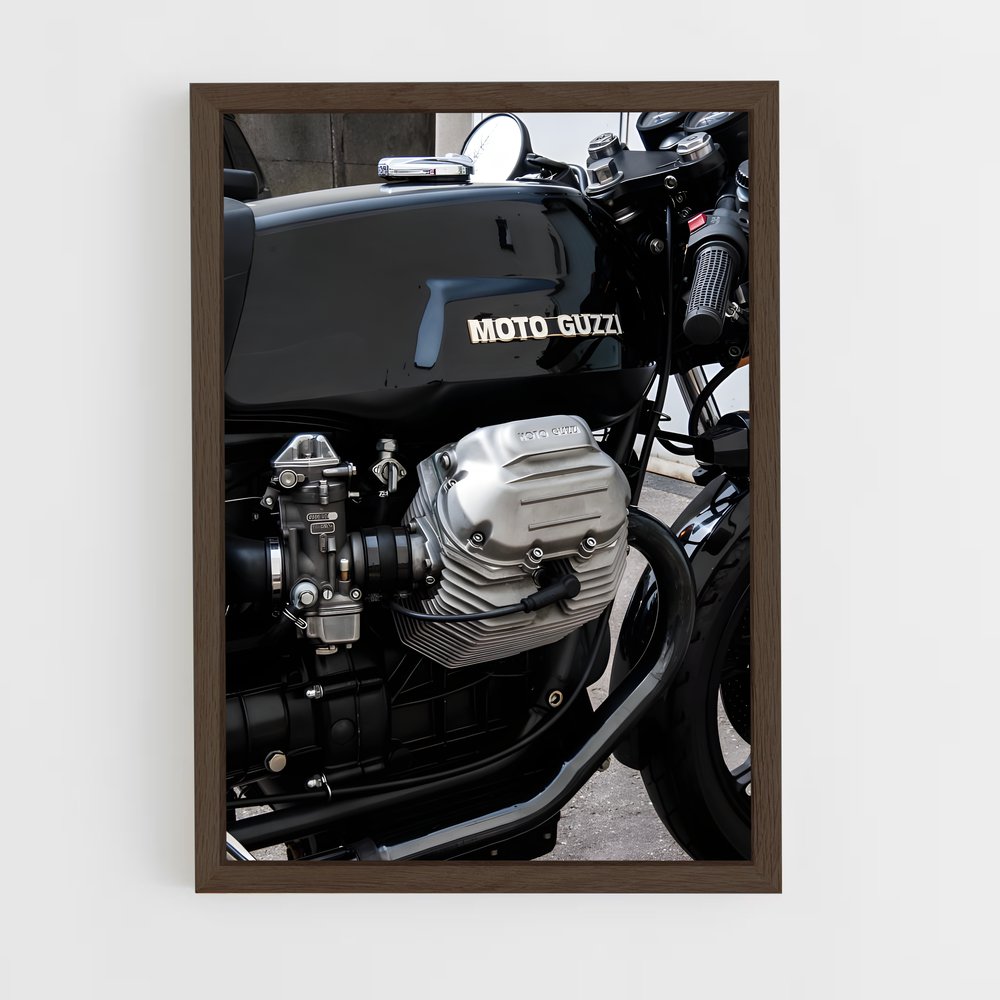 ap-moto guzzi-11 cadre Bois foncé