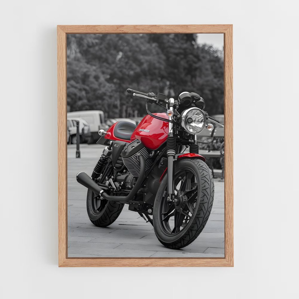 ap-moto guzzi-4 cadre Bois clair