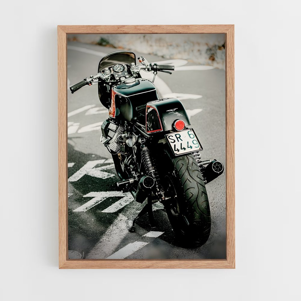 ap-moto guzzi-8 cadre Bois clair