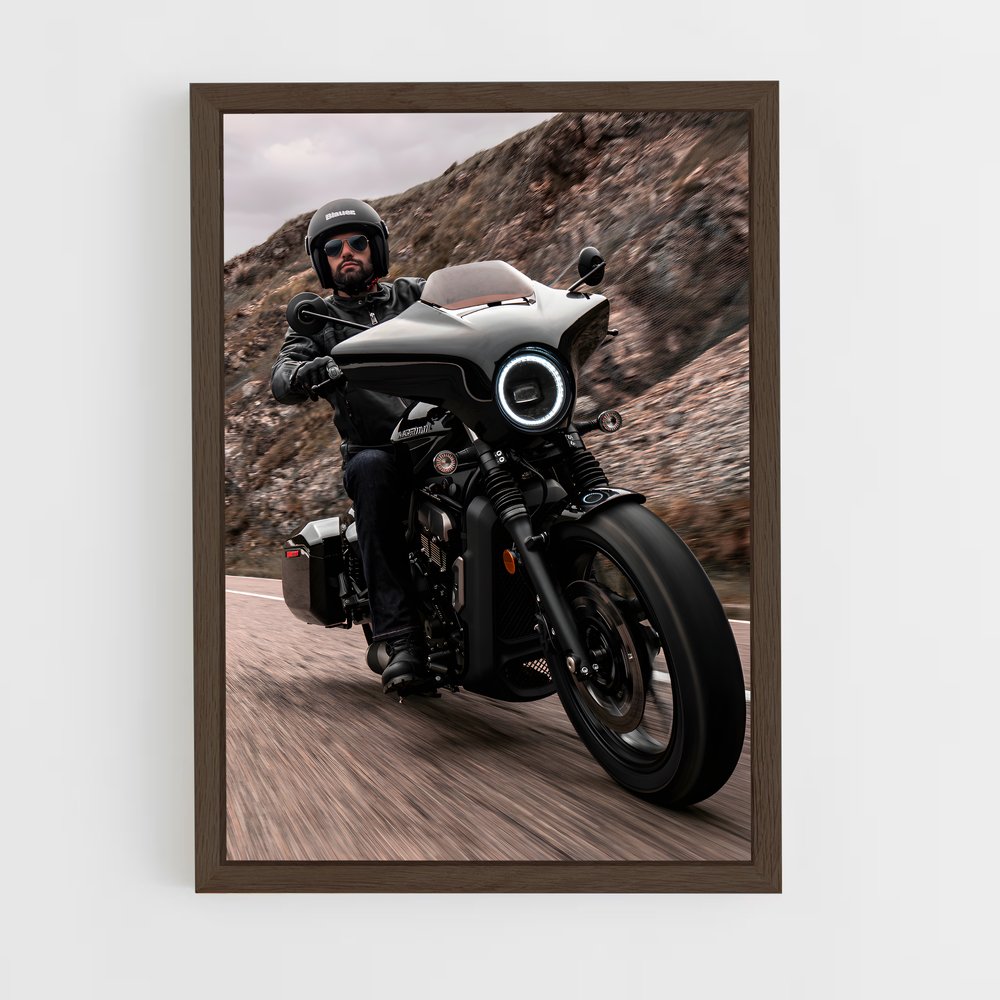 ap-moto morini-2 cadre Bois foncé