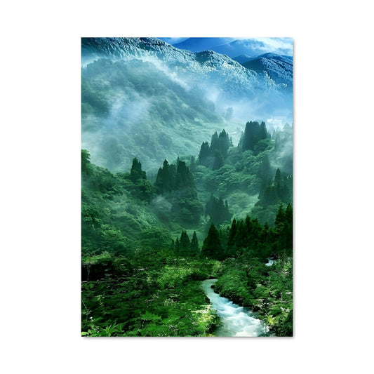 Poster Mountain range 97141