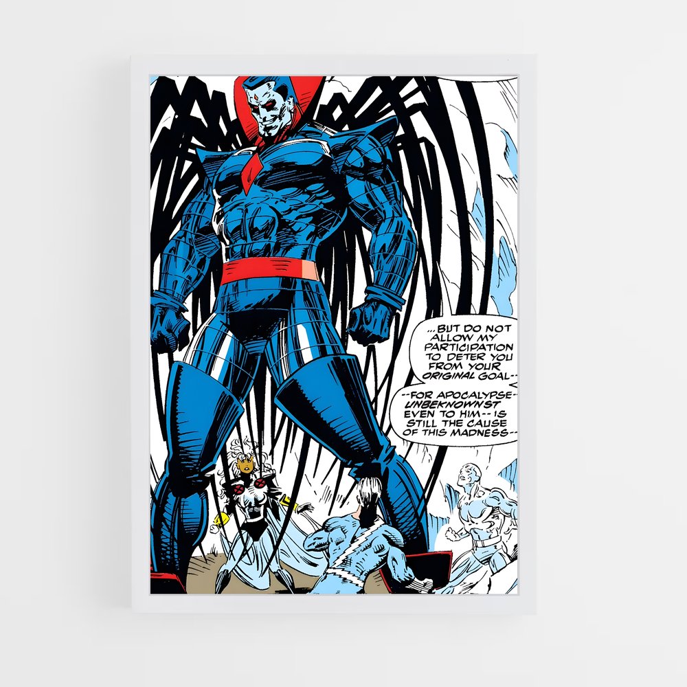 ap-mr sinister-8 cadre Blanc