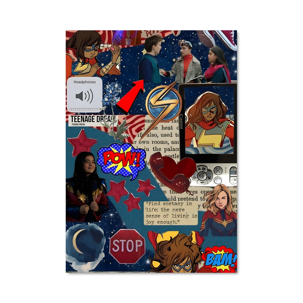 Poster Marvels en Couleurs