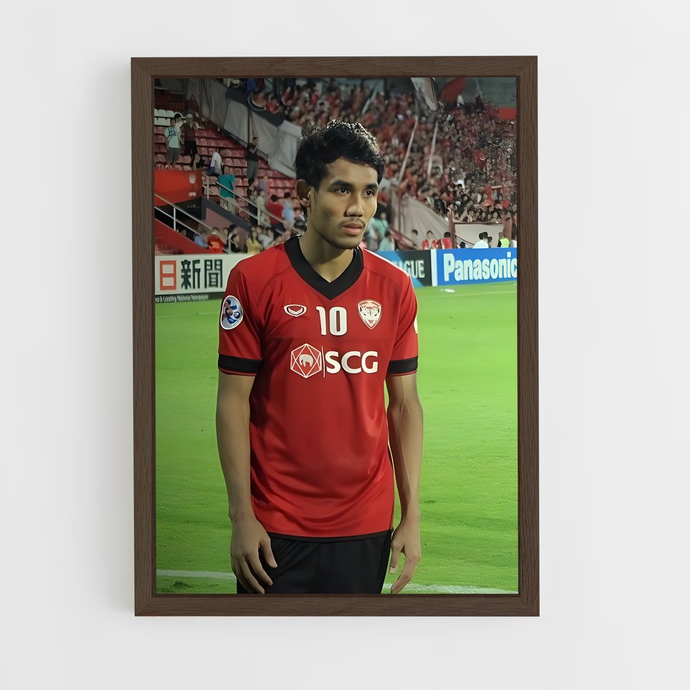 ap-muangthong united fc-2 cadre Bois foncé