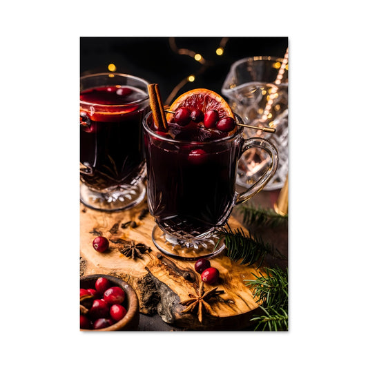Poster Vin Chaud et Épices
