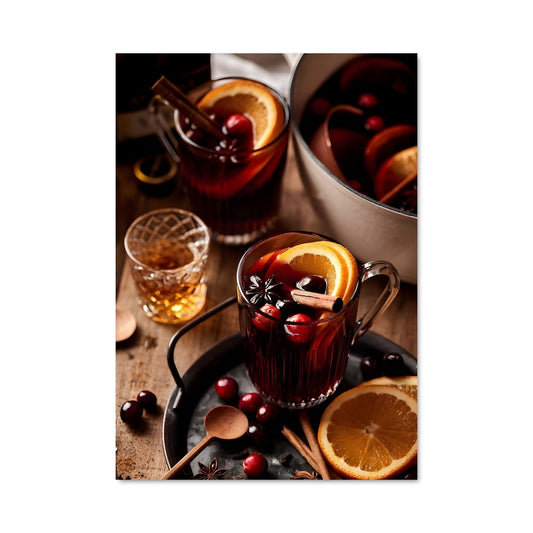 Poster Vin Chaud Épicé