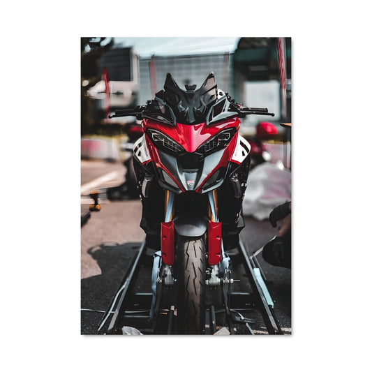 Poster Route Rouge Vitesse