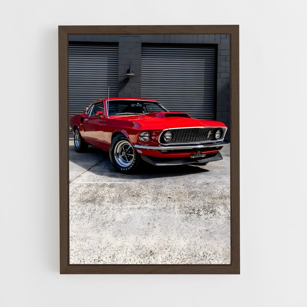 ap-mustang boss 429-1 cadre Bois foncé