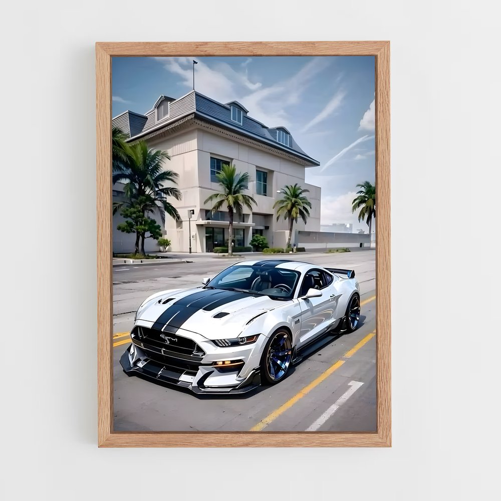 ap-mustang gt500-5 cadre Bois clair