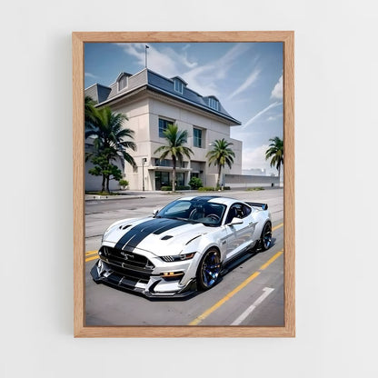 ap-mustang gt500-5 cadre Bois clair