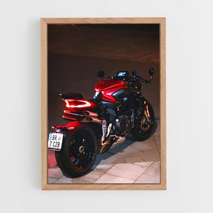 ap-mv agusta-1 cadre Bois clair