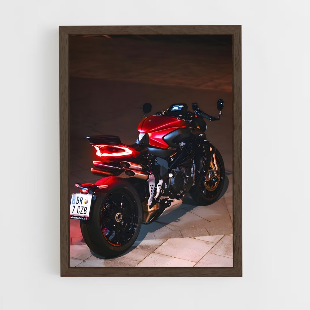 ap-mv agusta-1 cadre Bois foncé