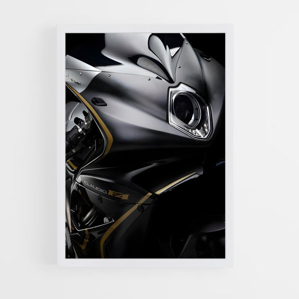 ap-mv agusta-3 cadre Blanc