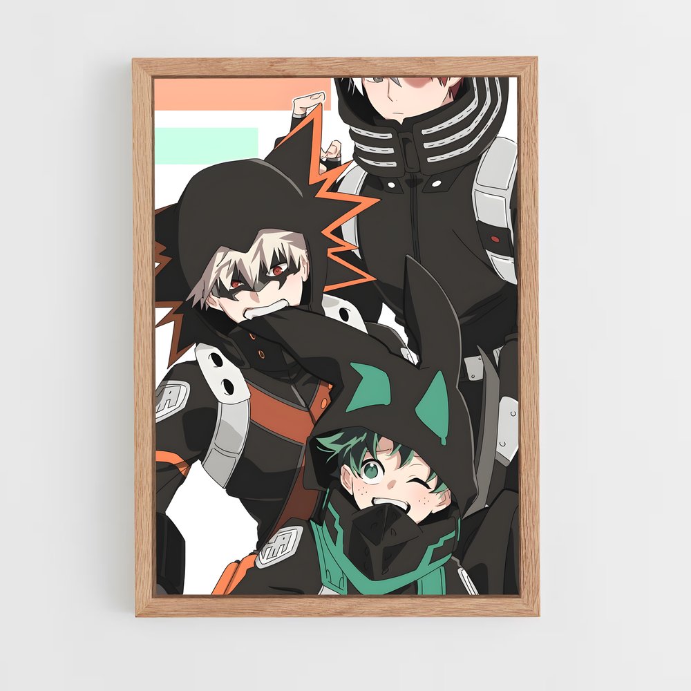 ap-my hero academia-9 cadre Bois clair