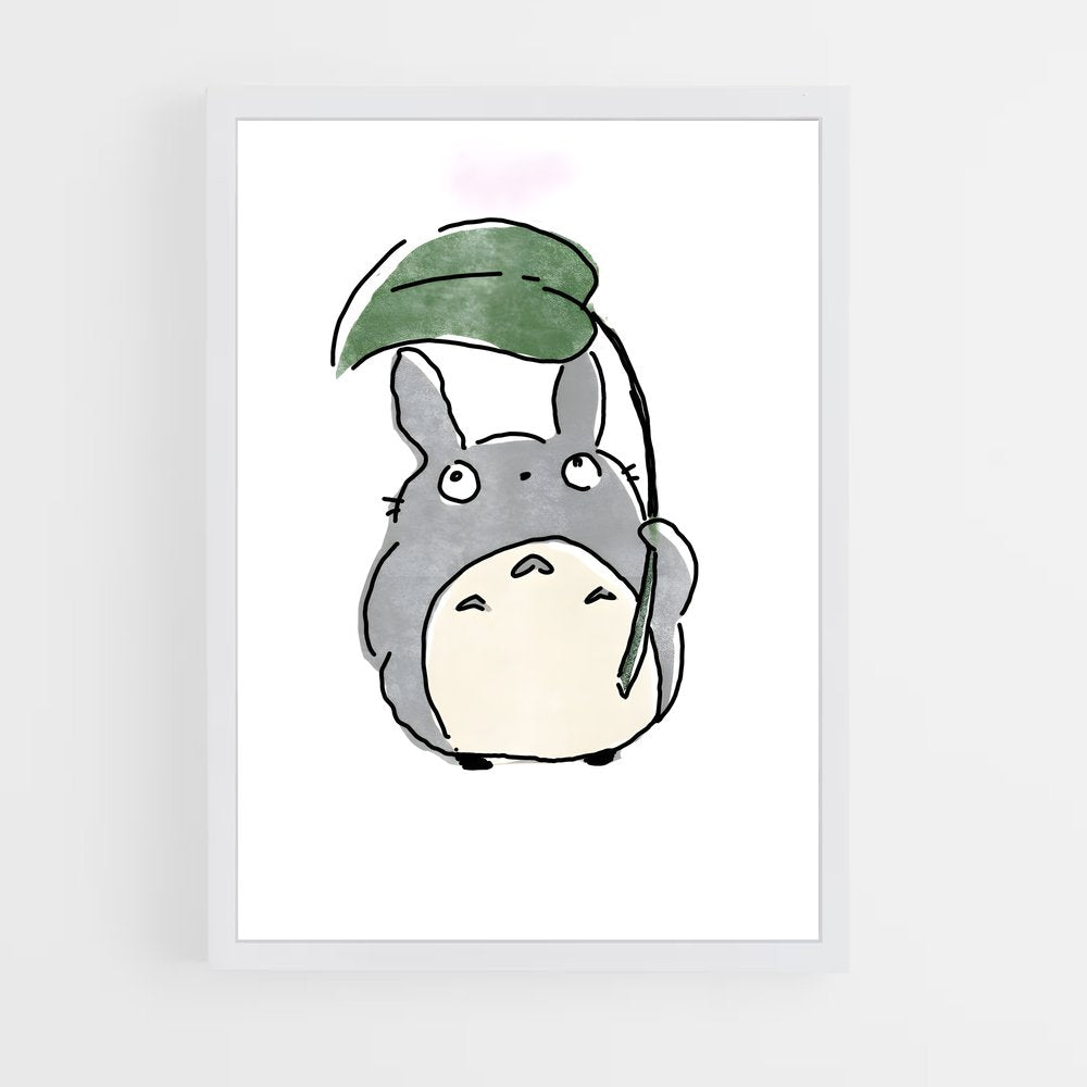 ap-my neighbor totoro-6 cadre Blanc
