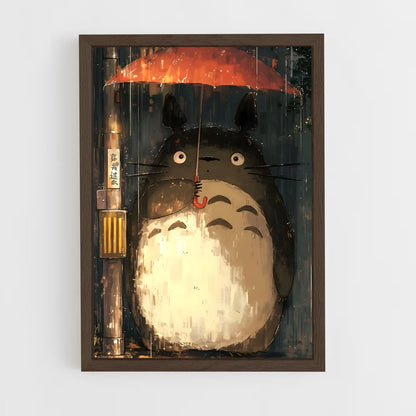 ap-my neighbor totoro-8 cadre Bois foncé