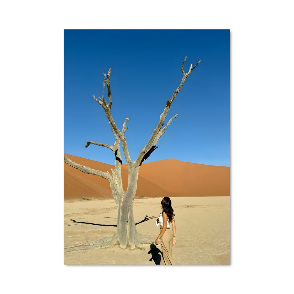 Poster Pas Sage dans le Désert