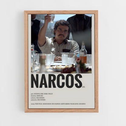 ap-narcos-1 cadre Bois clair
