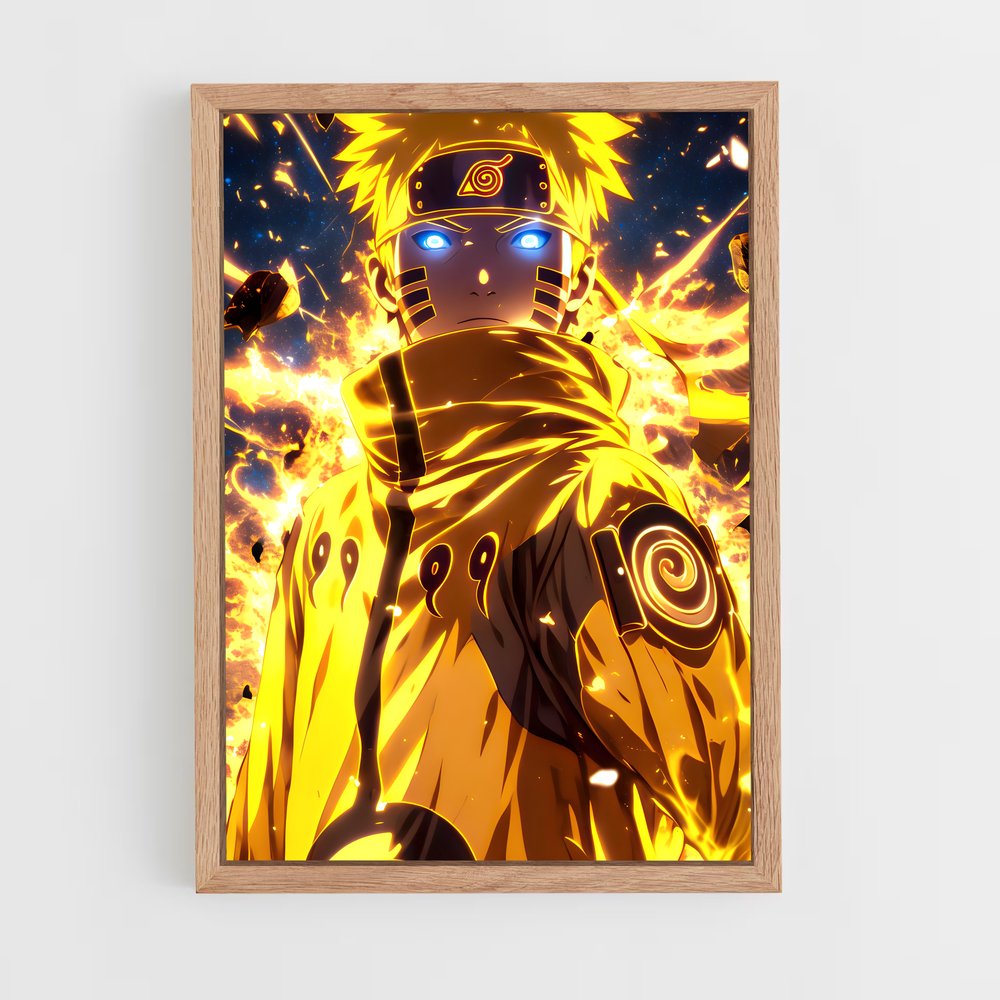 ap-naruto uzumaki-1 cadre Bois clair