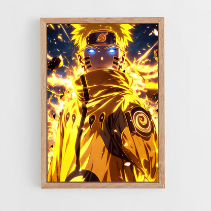 ap-naruto uzumaki-1 cadre Bois clair