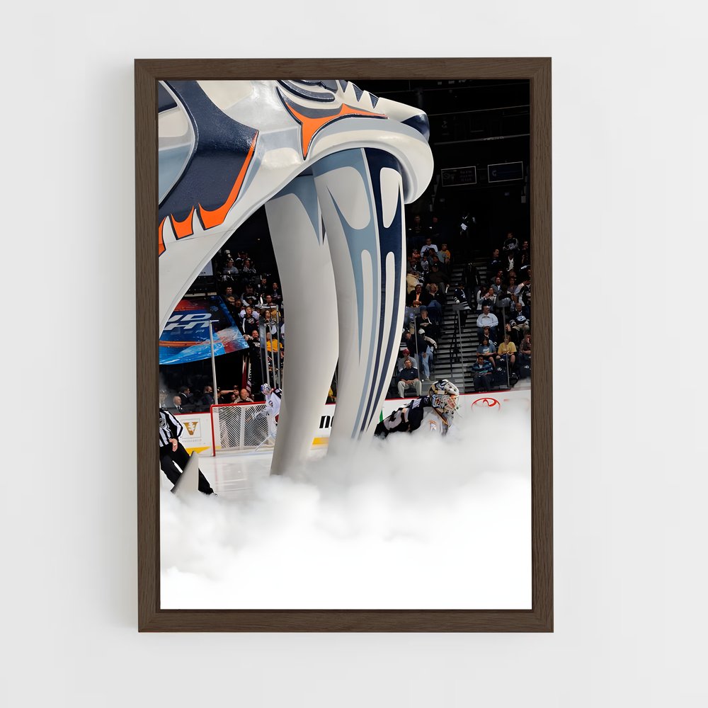 ap-nashville predators-2 cadre Bois foncé