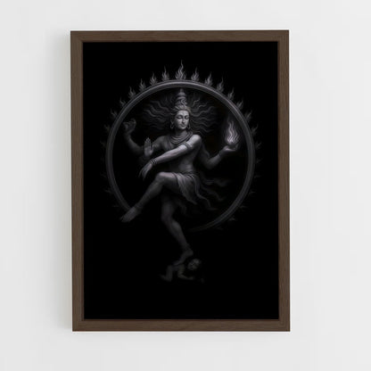 ap-nataraja-5 cadre Bois foncé