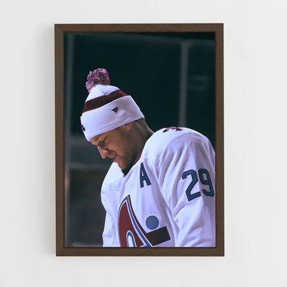ap-nathan mackinnon-2 cadre Bois foncé