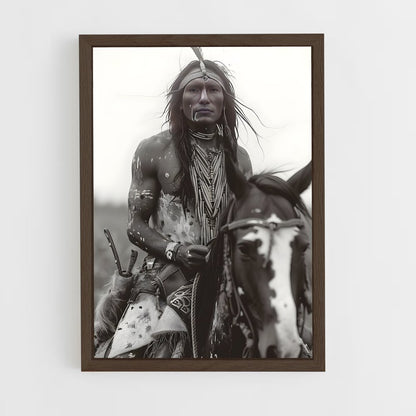 ap-native americans-10 cadre Bois foncé
