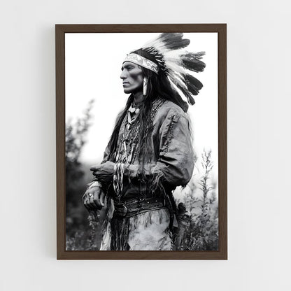 ap-native americans-2 cadre Bois foncé
