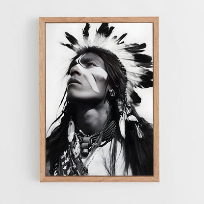 ap-native americans-8 cadre Bois clair