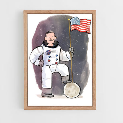 ap-neil armstrong-7 cadre Bois clair