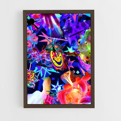 ap-neon-11 cadre Bois foncé