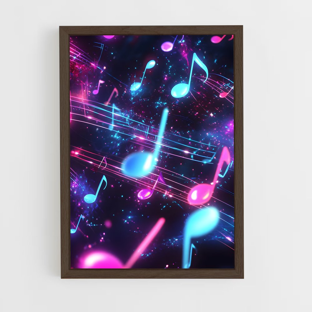 ap-neon-14 cadre Bois foncé