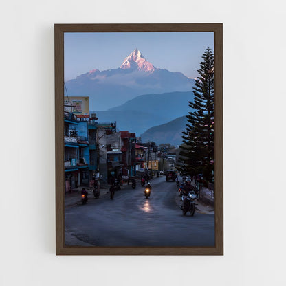 ap-nepal-7 cadre Bois foncé