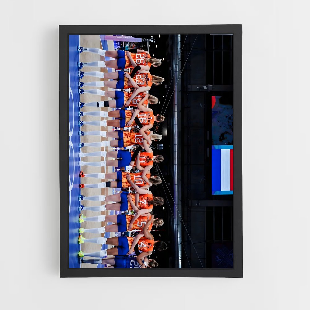 ap-netherlands national volleyball team-1 cadre Noir