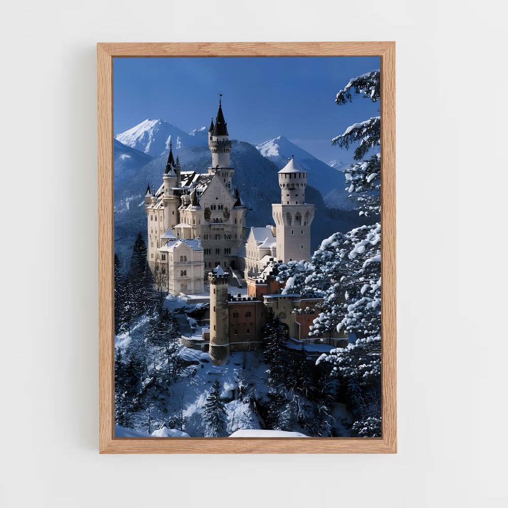 ap-neuschwanstein castle-10 cadre Bois clair