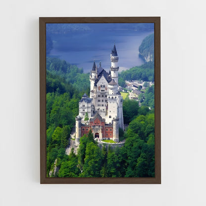 ap-neuschwanstein castle-11 cadre Bois foncé