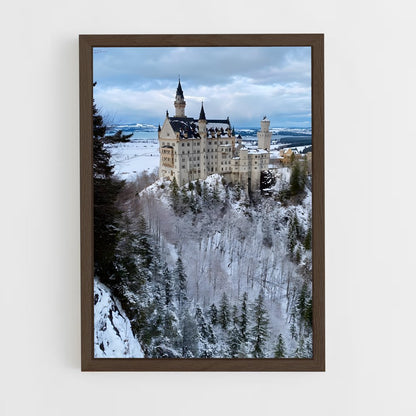 ap-neuschwanstein castle-6 cadre Bois foncé