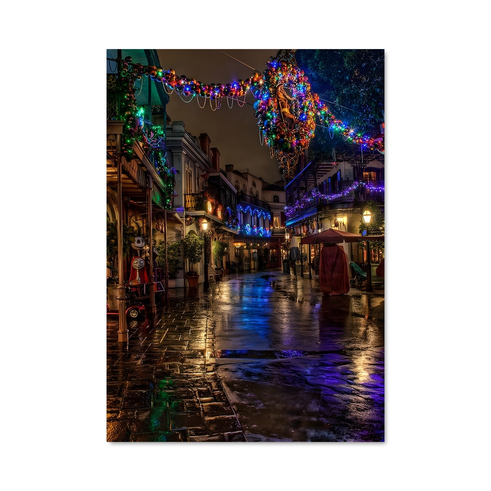 Poster Noël à La Nouvelle-Orléans