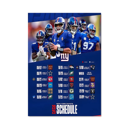 Poster Giants en Route vers la Victoire