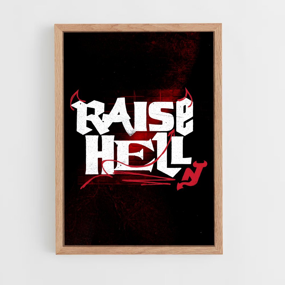 ap-new jersey devils-1 cadre Bois clair
