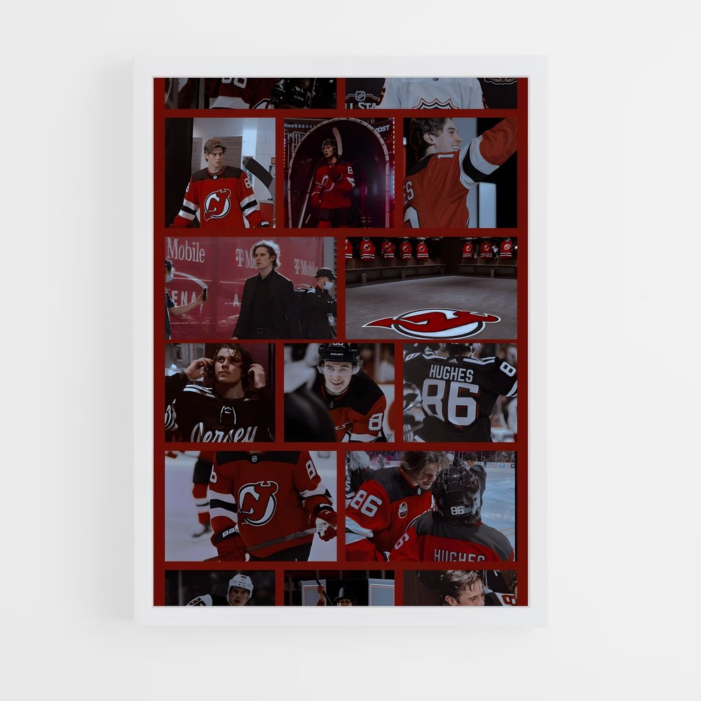 ap-new jersey devils-11 cadre Blanc