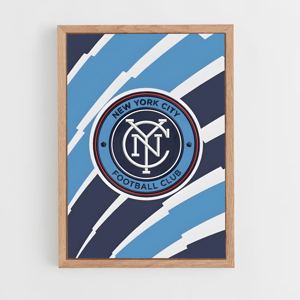 ap-new york city fc-6 cadre Bois clair