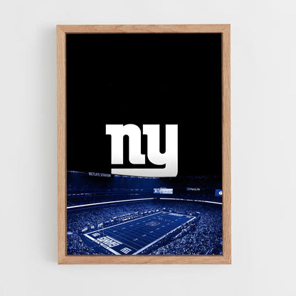 ap-new york giants-1 cadre Bois clair
