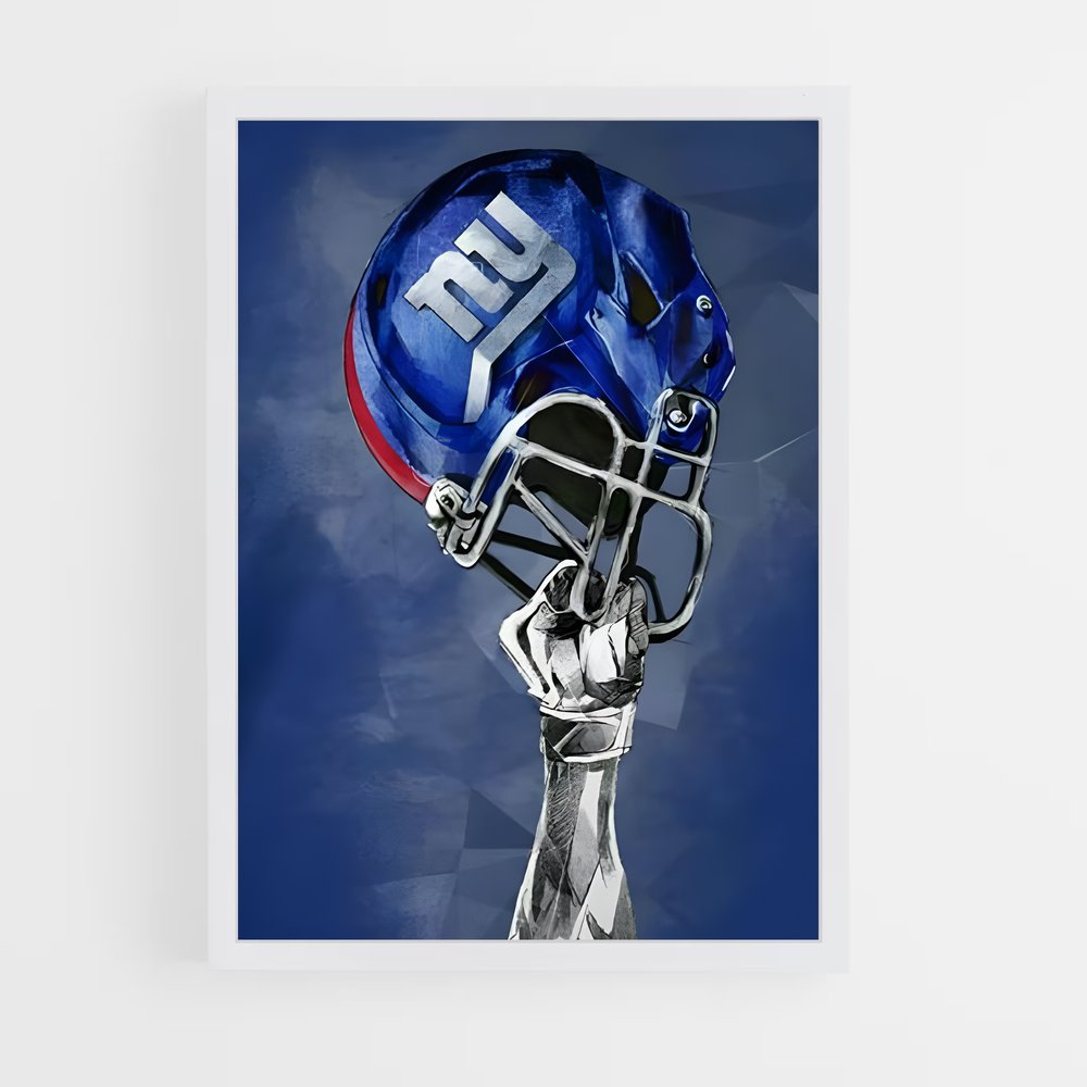 ap-new york giants-6 cadre Blanc