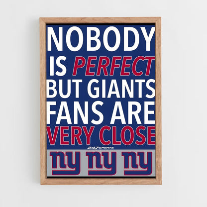 ap-new york giants-8 cadre Bois clair