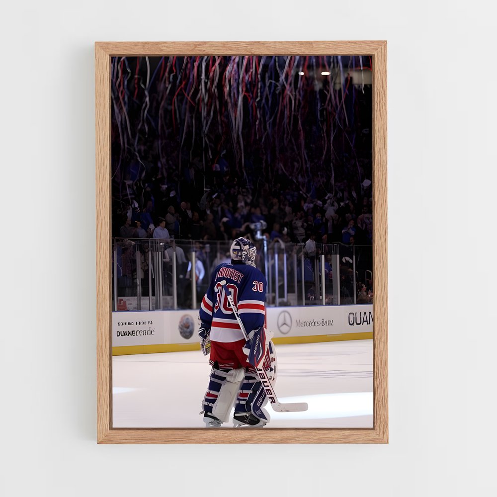 ap-new york islanders-2 cadre Bois clair