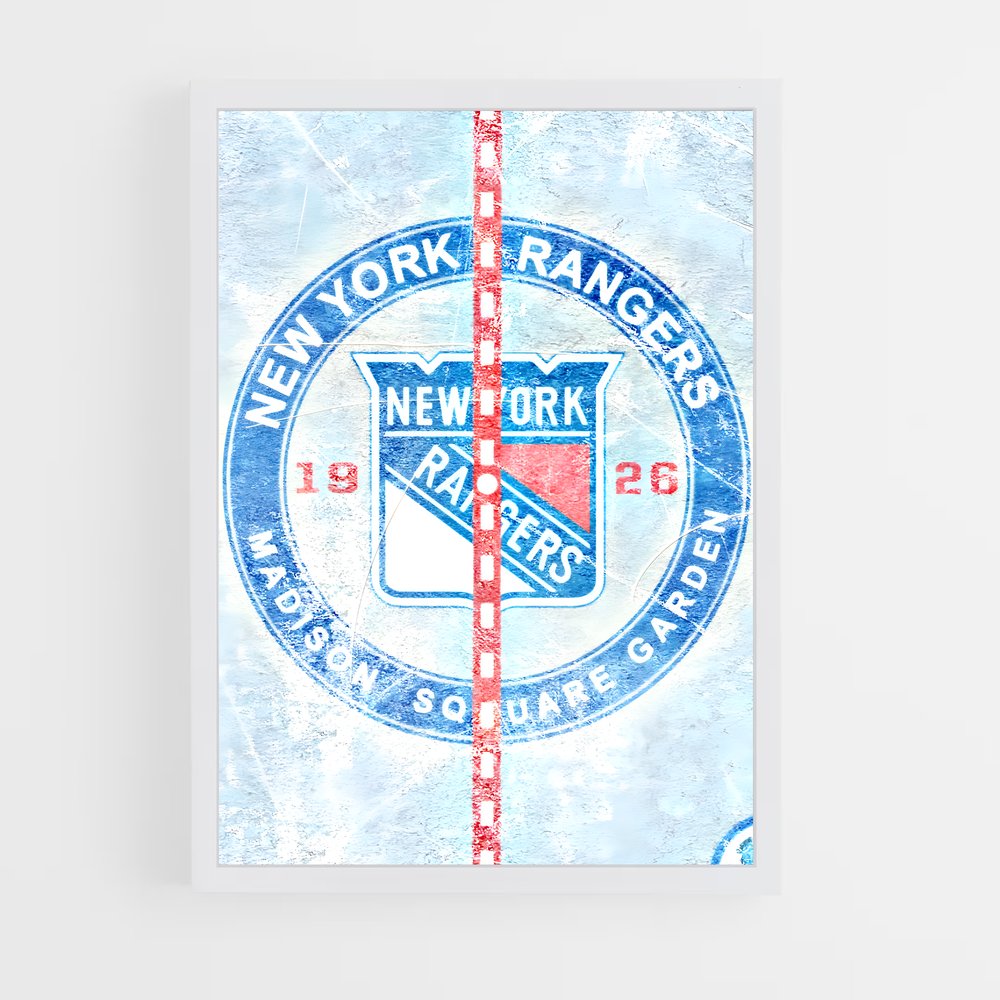 ap-new york rangers-3 cadre Blanc
